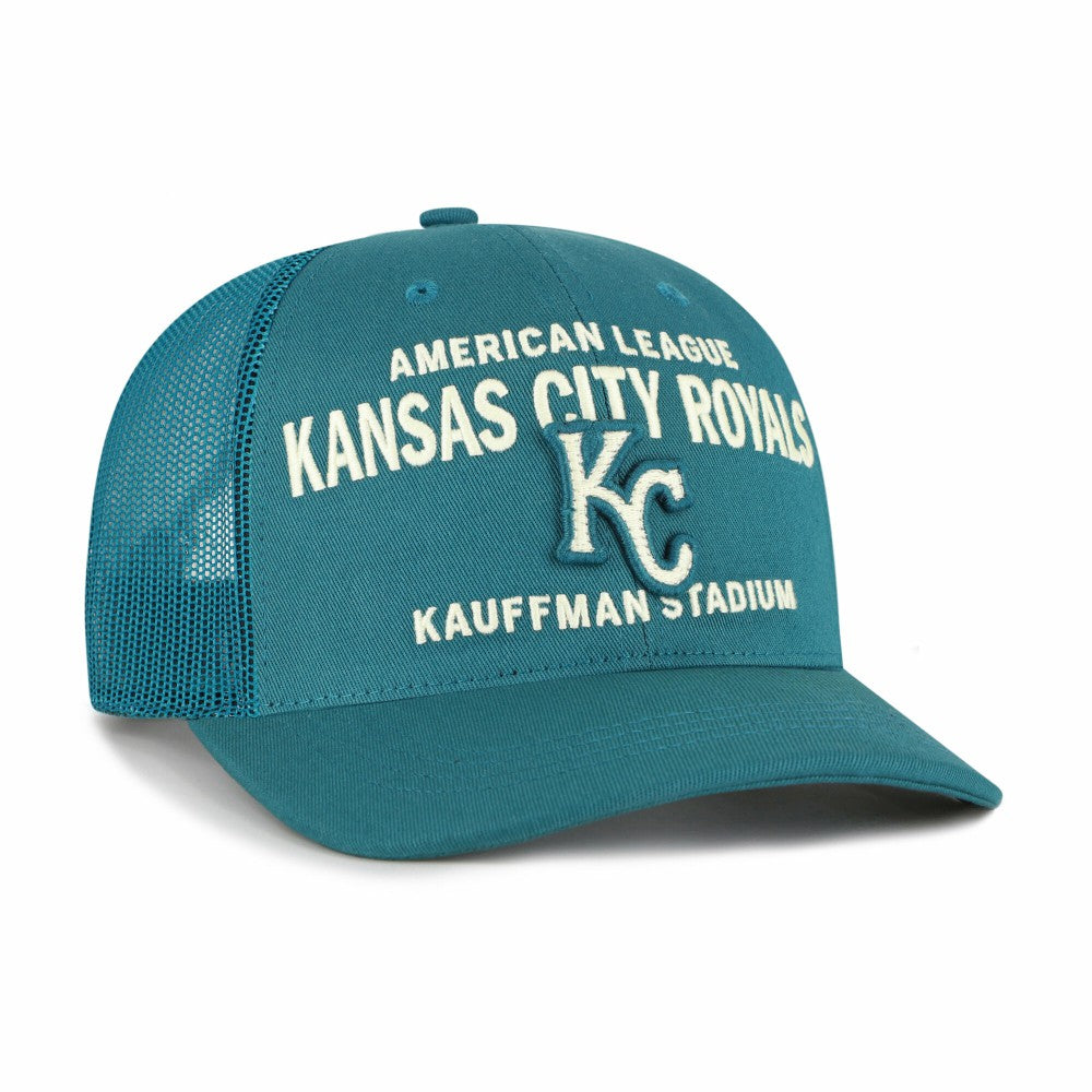 Kansas City Royals '47 Contemporary Hitch Adjustable Trucker Hat - Teal Hats