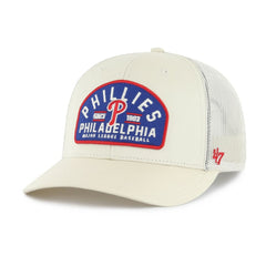 Philadelphia Phillies '47 Leland Adjustable Trucker Hat - Cream Hats