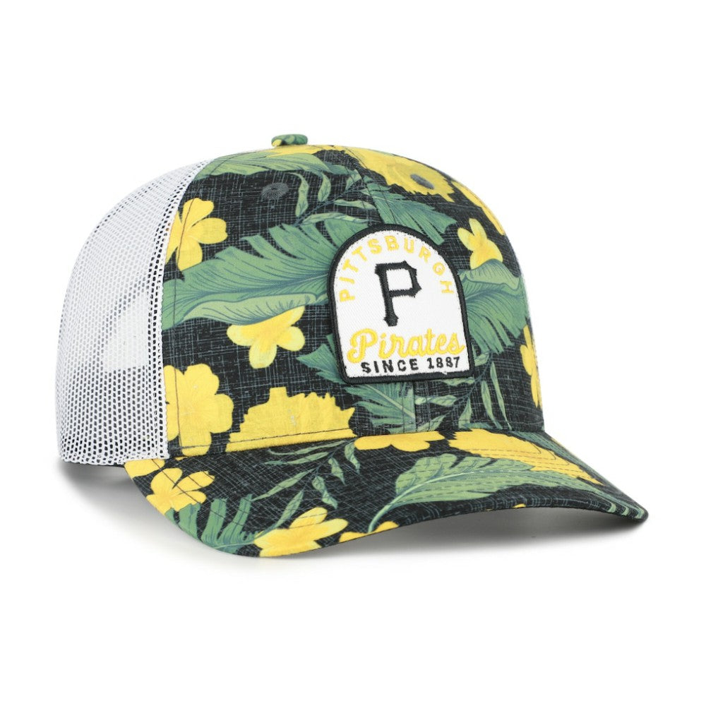 Pittsburgh Pirates '47 Beachside Adjustable Trucker Hat - Black Hats