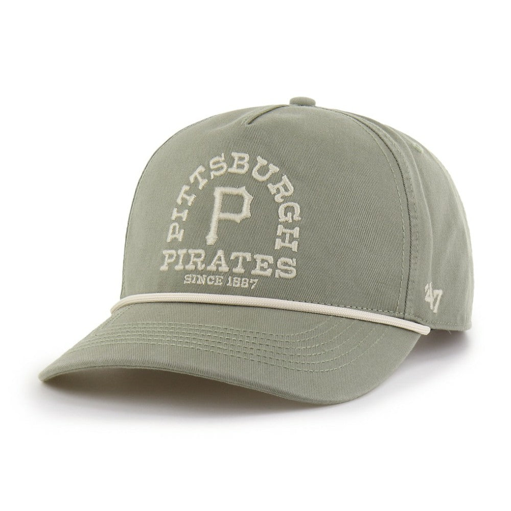 Pittsburgh Pirates '47 Canyon Ranchero Hitch Adjustable Hat - Olive Hats