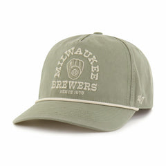 Milwaukee Brewers '47 Canyon Ranchero Hitch Adjustable Hat - Olive Hats