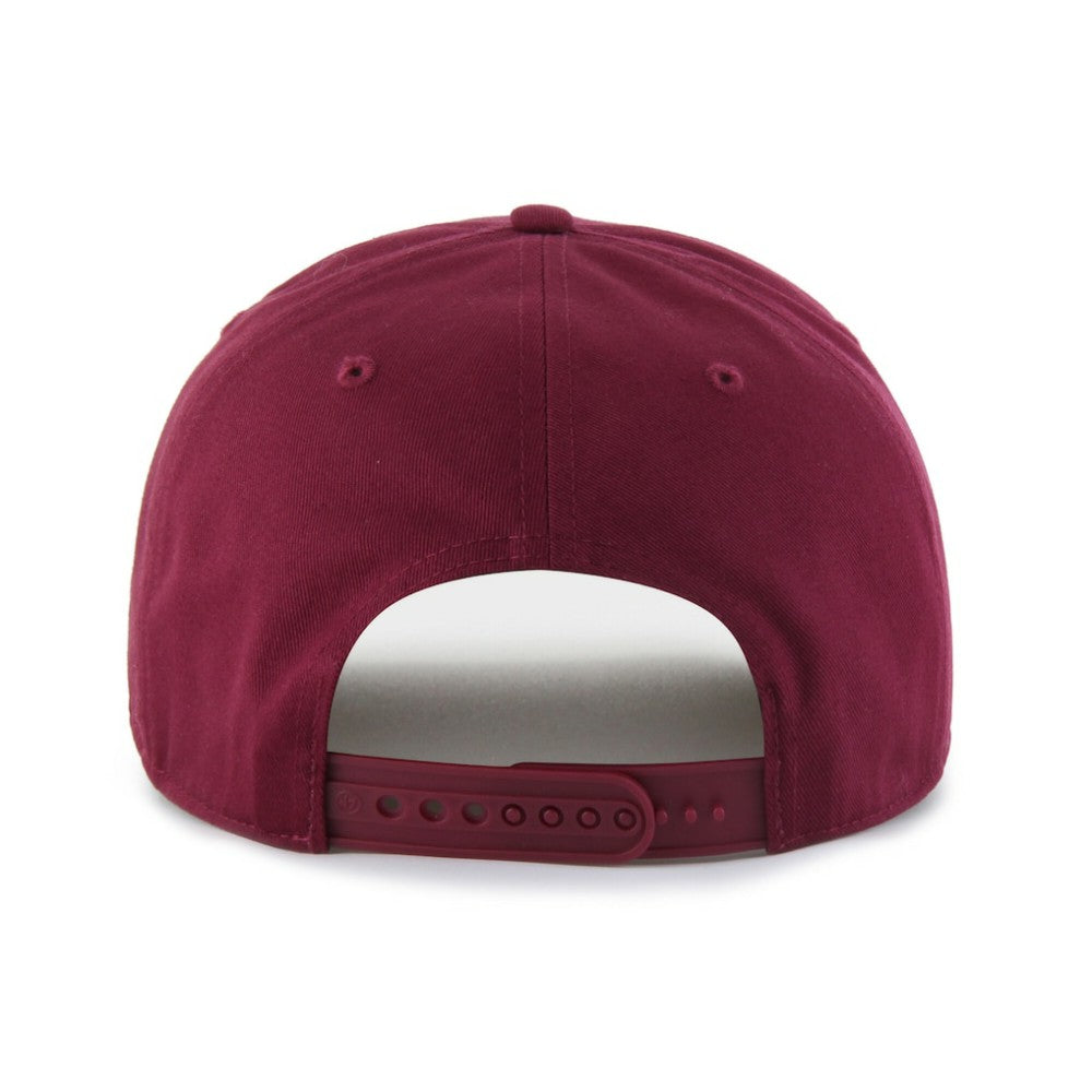 Philadelphia Phillies '47 Cooperstown Break Wood Suede Hitch Adjustable Hat - Burgundy/Brown Hats