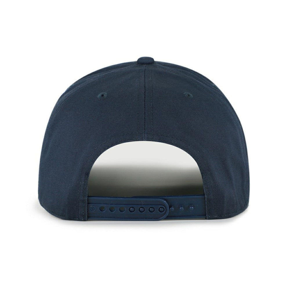 Houston Astros '47 Cooperstown Break Wood Suede Hitch Adjustable Hat - Navy/Brown Hats