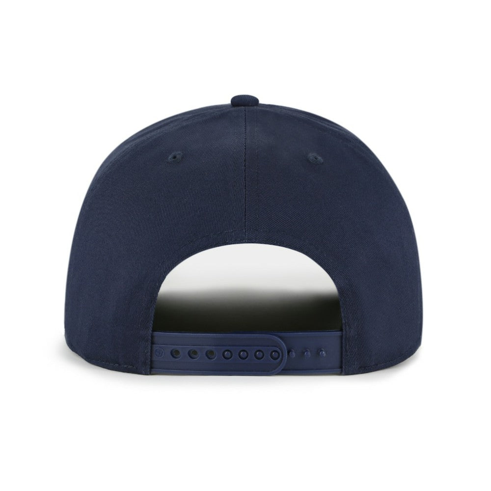 Boston Red Sox '47 Cooperstown Break Wood Suede Hitch Adjustable Hat - Navy/Brown Hats