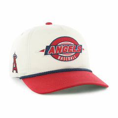 Los Angeles Angels '47 Frame Out Hitch Adjustable Hat - Natural/Red Hats