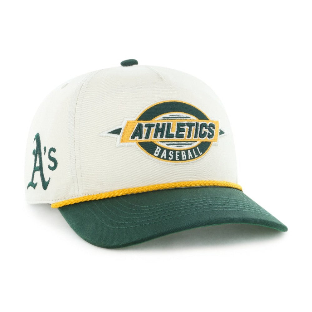 Athletics '47 Frame Out Hitch Adjustable Hat - Natural/Green Hats