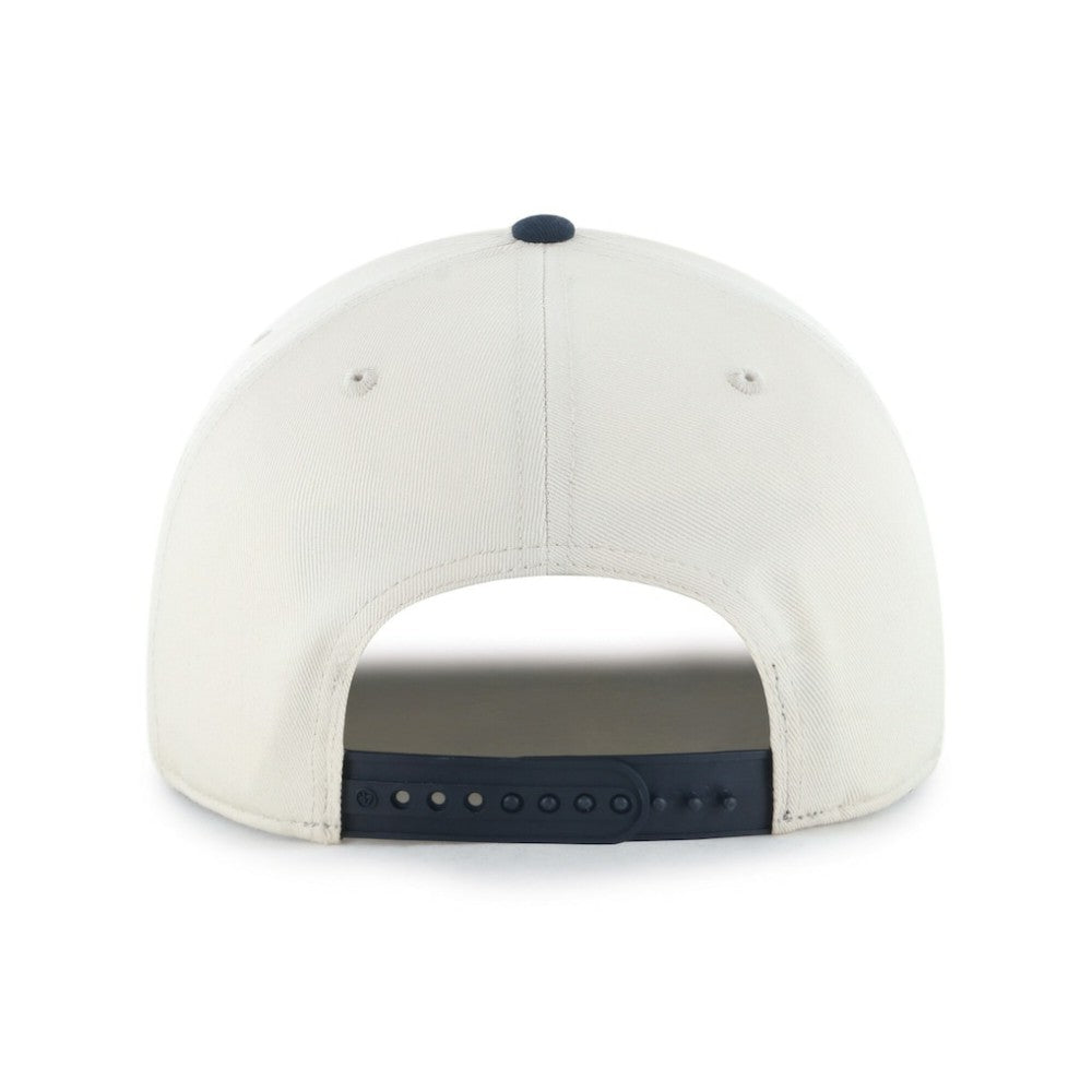 Seattle Mariners '47 Frame Out Hitch Adjustable Hat - Natural/Navy Hats