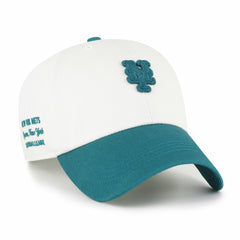 New York Mets '47 Contemporary Tonal Clean Up Adjustable Hat - White/Teal Hats