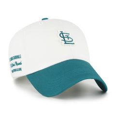 St. Louis Cardinals '47 Contemporary Tonal Clean Up Adjustable Hat - White/Teal Hats