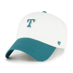 Texas Rangers '47 Contemporary Tonal Clean Up Adjustable Hat - White/Teal Hats