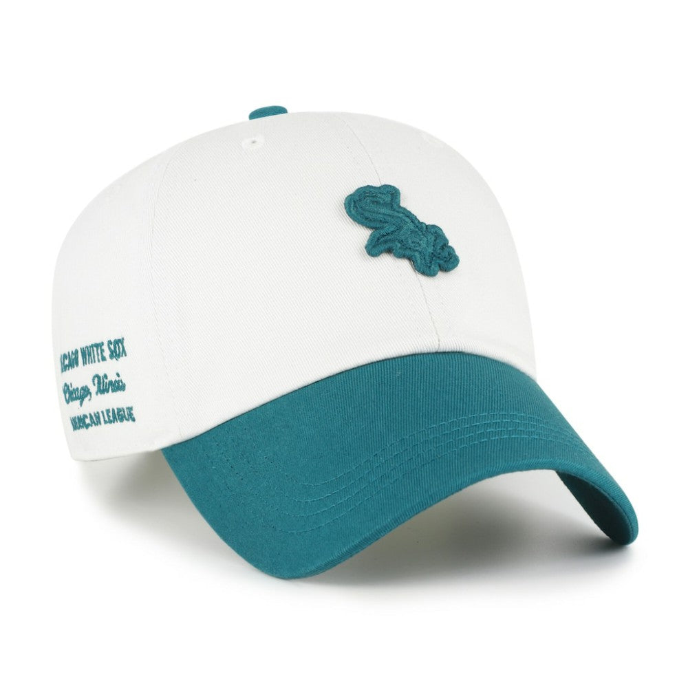 Chicago White Sox '47 Contemporary Tonal Clean Up Adjustable Hat - White/Teal Hats