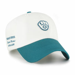 Milwaukee Brewers '47 Contemporary Tonal Clean Up Adjustable Hat - White/Teal Hats