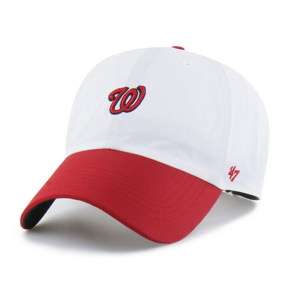 Washington Nationals '47 Vista Mini Clean Up brrr° Adjustable Hat - White/Red Hats
