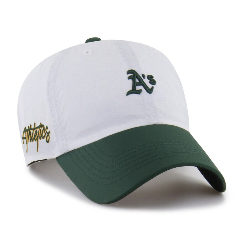 Athletics '47 Vista Mini Clean Up brrr° Adjustable Hat - White/Green Hats