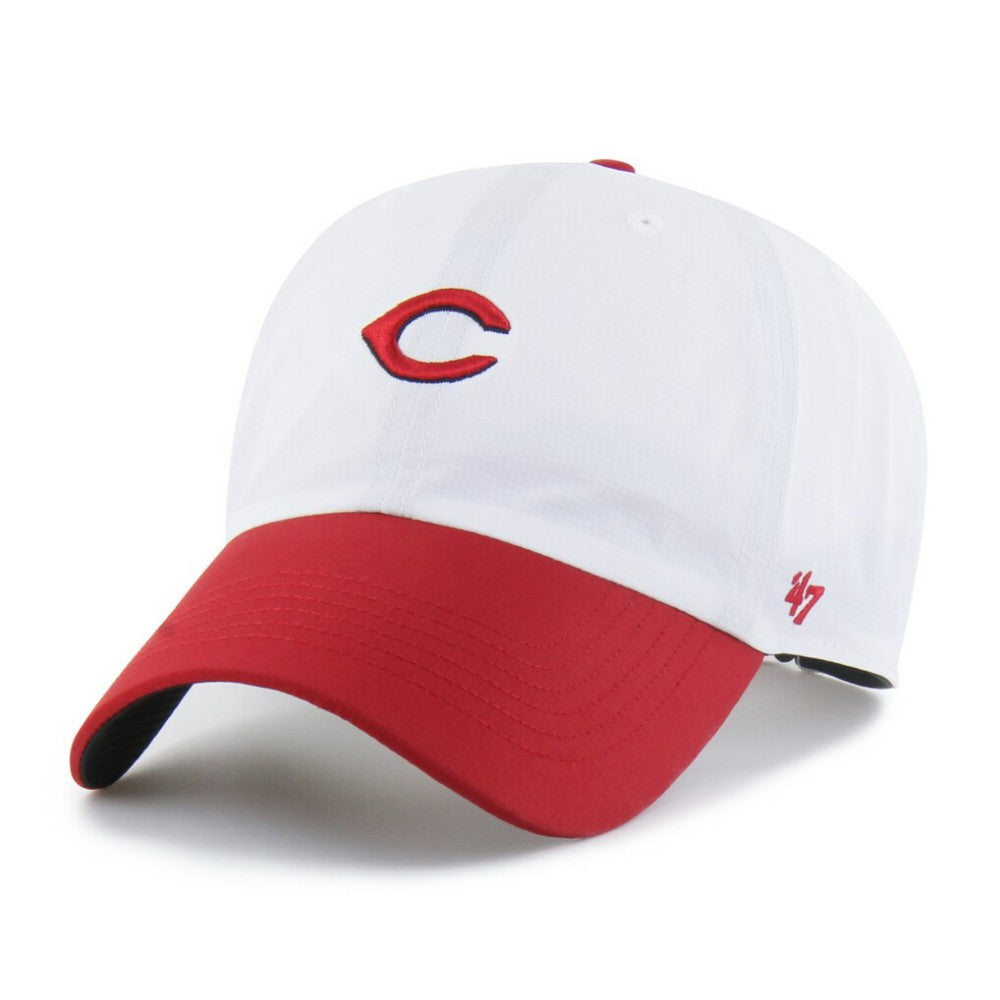Cincinnati Reds '47 Vista Mini Clean Up brrr° Adjustable Hat - White/Red Hats