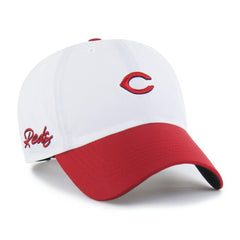 Cincinnati Reds '47 Vista Mini Clean Up brrr° Adjustable Hat - White/Red Hats