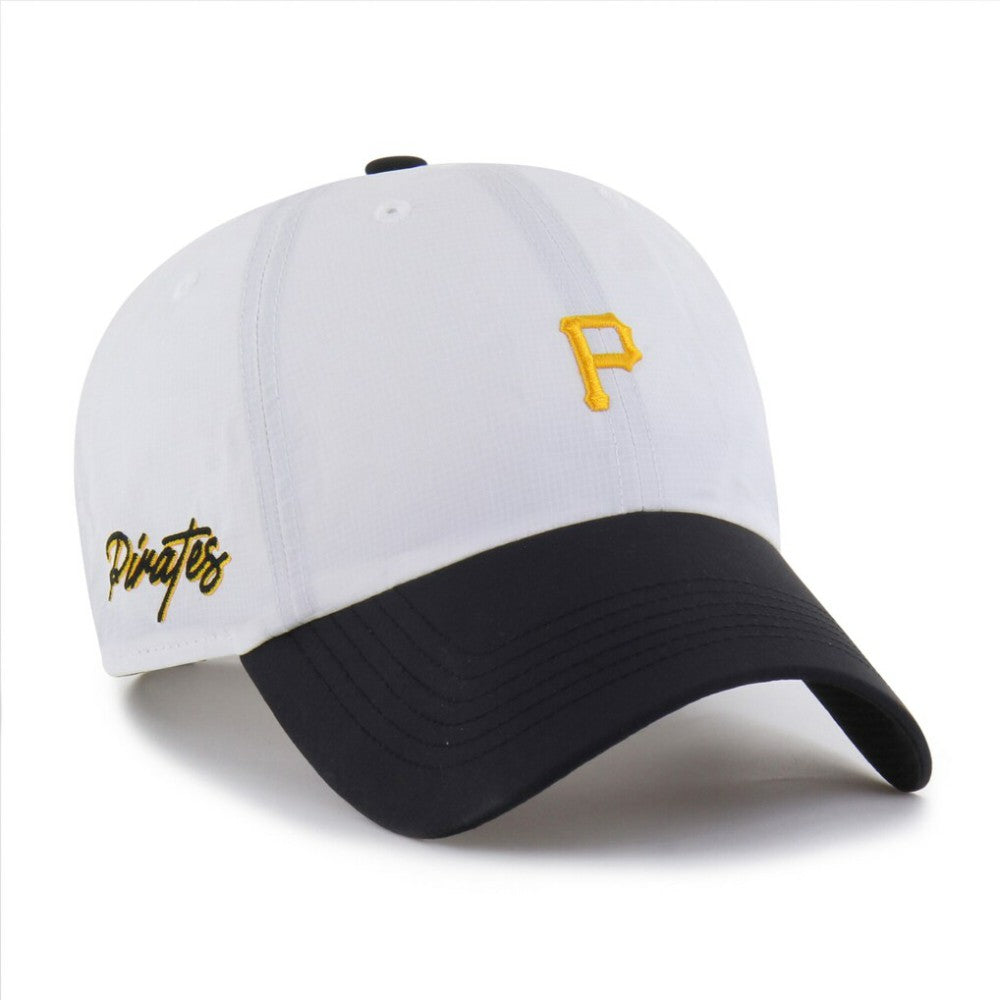 Pittsburgh Pirates '47 Vista Mini Clean Up brrr° Adjustable Hat - White/Black Hats