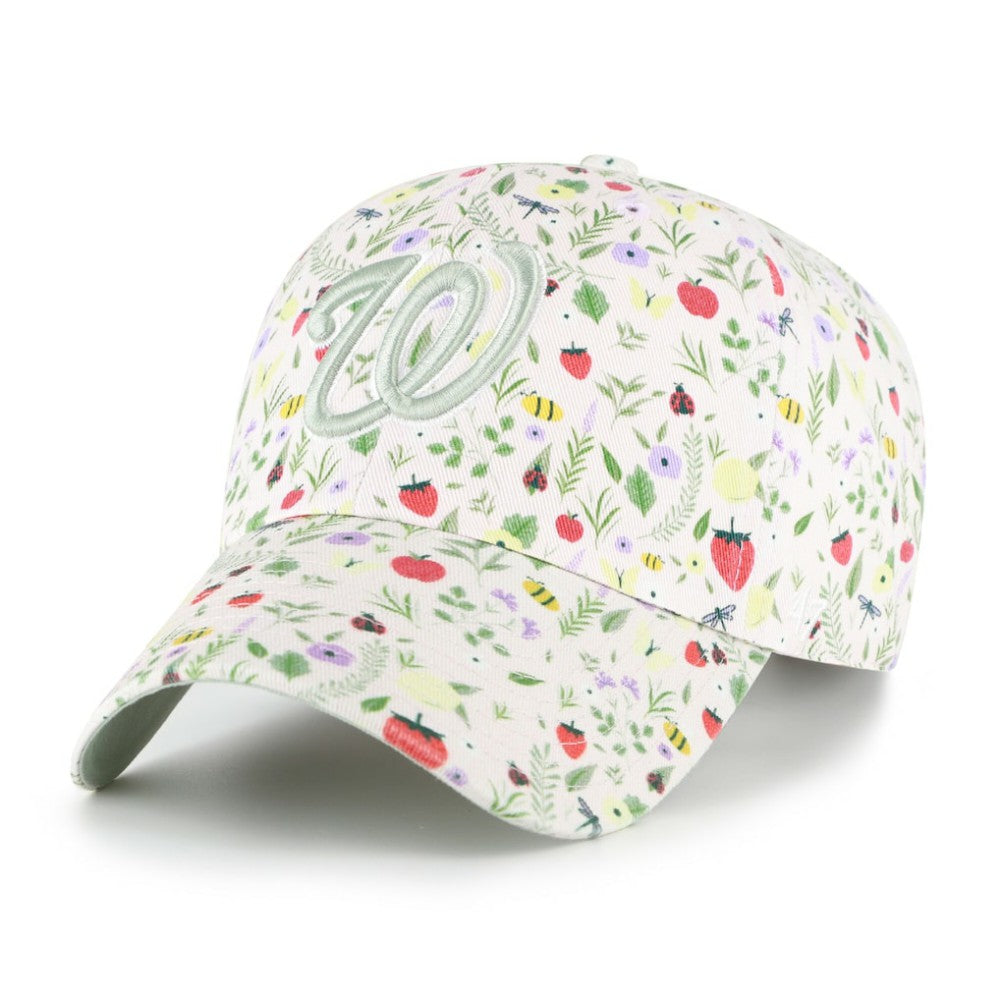 Washington Nationals '47 Women's Posey Clean Up Adjustable Hat - Light Pink Hats