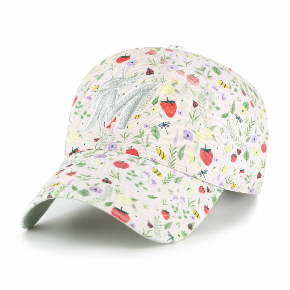 Miami Marlins '47 Women's Posey Clean Up Adjustable Hat - Light Pink Hats