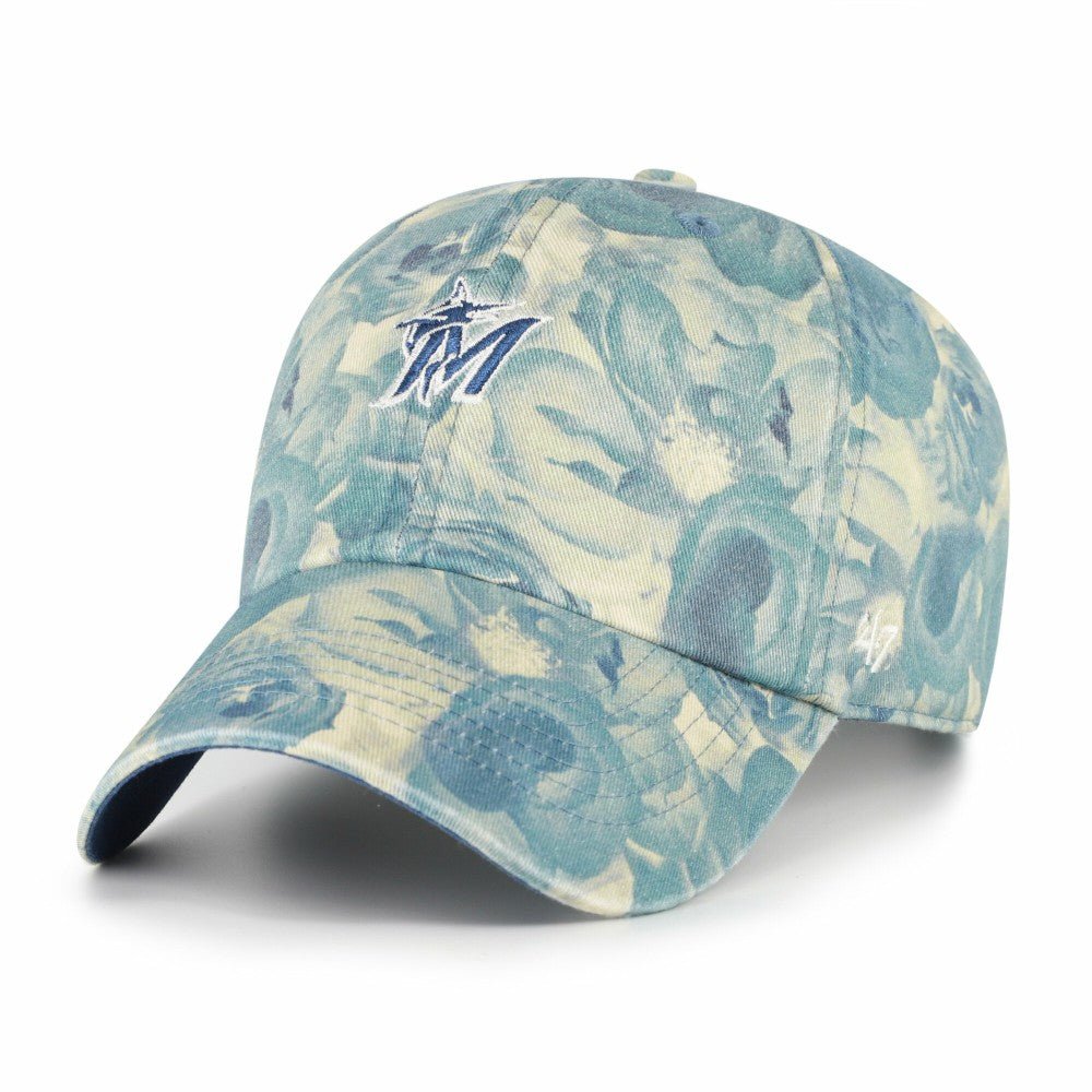 Miami Marlins '47 Women's Gardenia Clean Up Adjustable Hat - Blue Hats