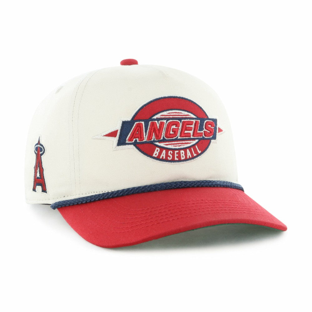 Los Angeles Angels '47 Youth Frame Out Hitch Adjustable Hat - Natural/Red Hats