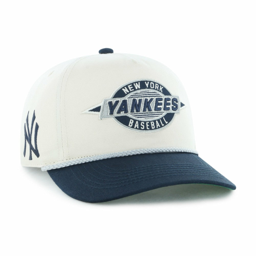 New York Yankees '47 Youth Frame Out Hitch Adjustable Hat - Natural/Navy Hats