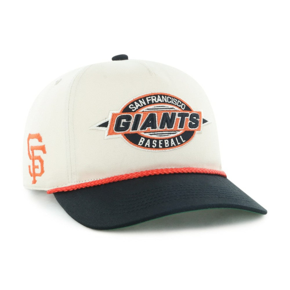 San Francisco Giants '47 Youth Frame Out Hitch Adjustable Hat - Natural/Black Hats