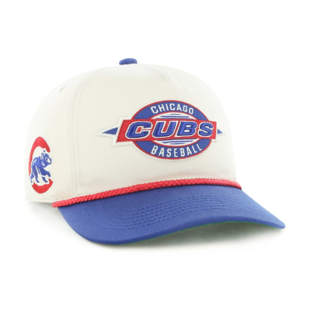 Chicago Cubs '47 Youth Frame Out Hitch Adjustable Hat - Natural/Royal Hats