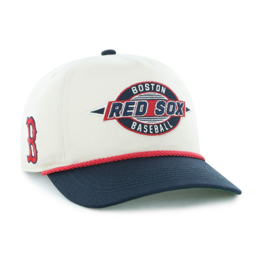 Boston Red Sox '47 Youth Frame Out Hitch Adjustable Hat - Natural/Navy Hats