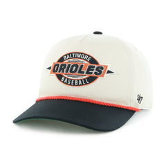 Baltimore Orioles '47 Youth Frame Out Hitch Adjustable Hat - Natural/Black Hats