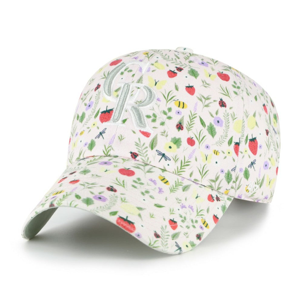Colorado Rockies '47 Girls Youth Posey Clean Up Adjustable Hat - Light Pink Hats