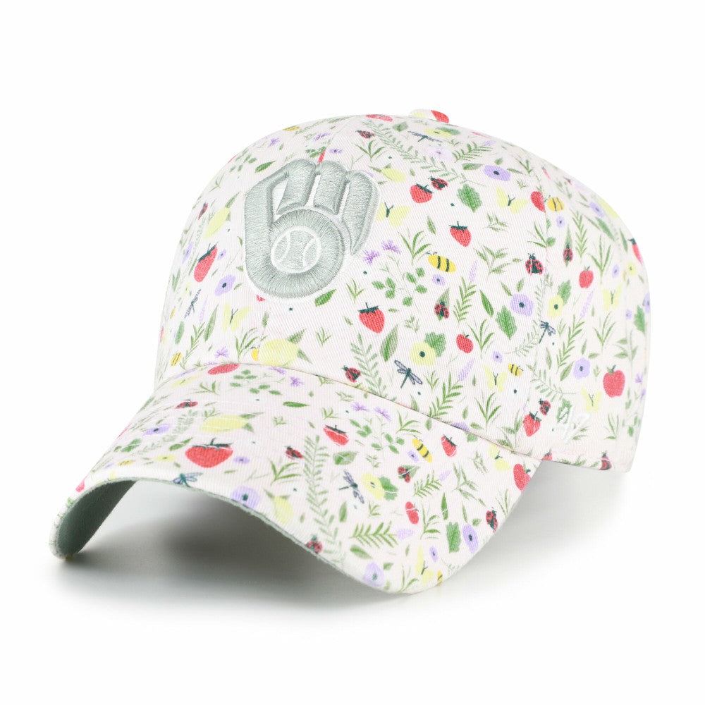 Milwaukee Brewers '47 Girls Youth Posey Clean Up Adjustable Hat - Light Pink Hats