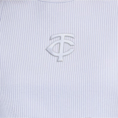 Minnesota Twins Starter Women's Pastels Ribbed Tank Top - Light Blue Tanks