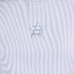 Houston Astros Starter Women's Pastels Ribbed Tank Top - Light Blue Tanks