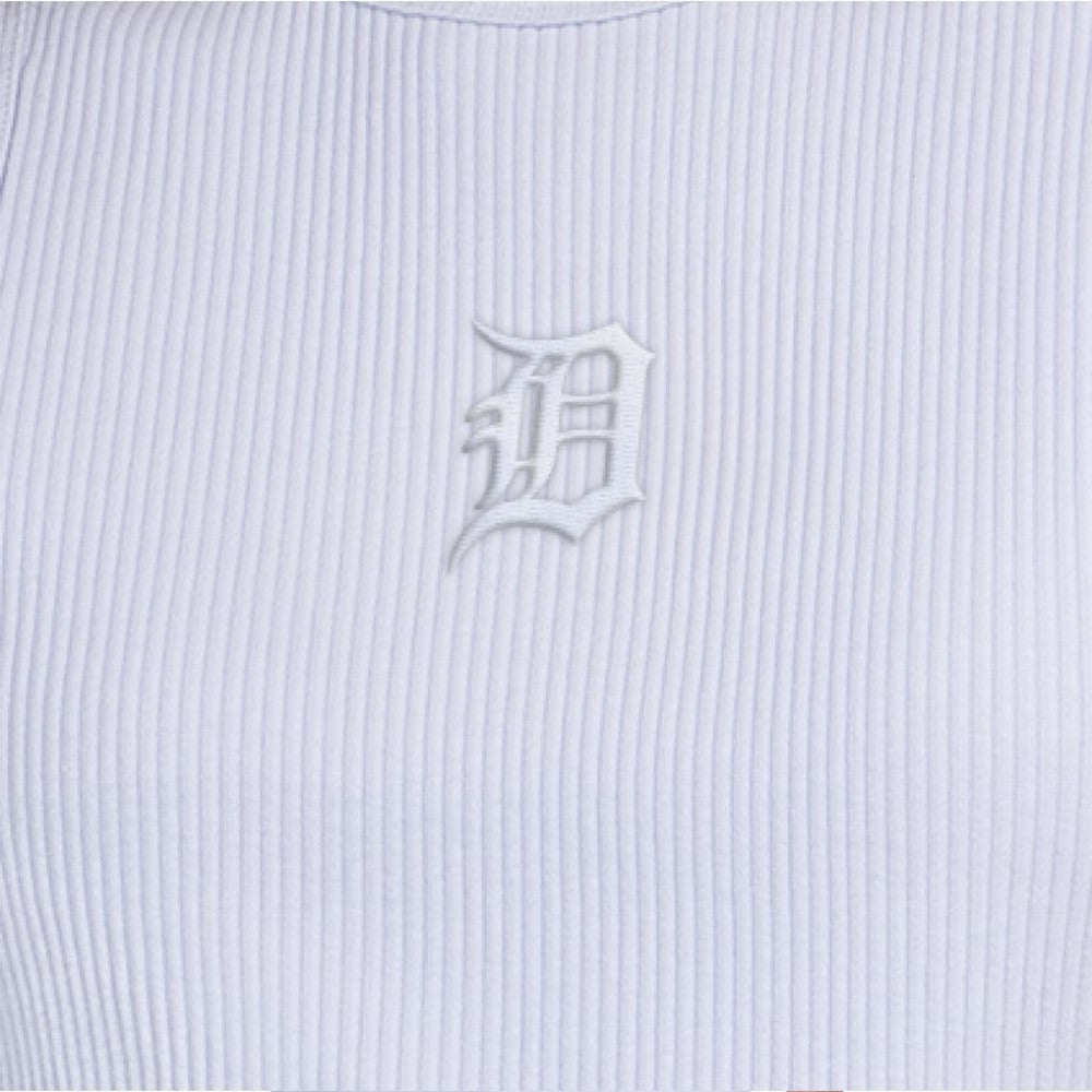 Detroit Tigers Starter Women's Pastels Ribbed Tank Top - Light Blue Tanks
