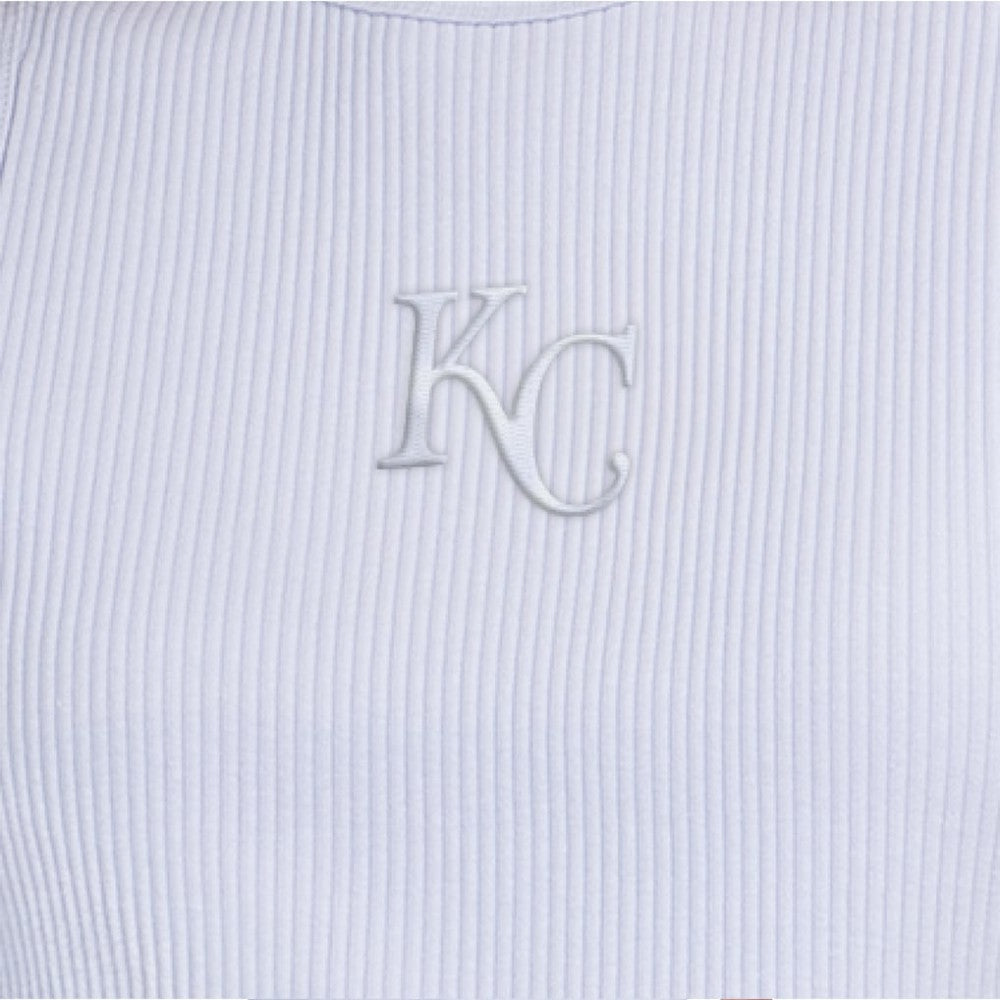 Kansas City Royals Starter Women's Pastels Ribbed Tank Top - Light Blue Tanks
