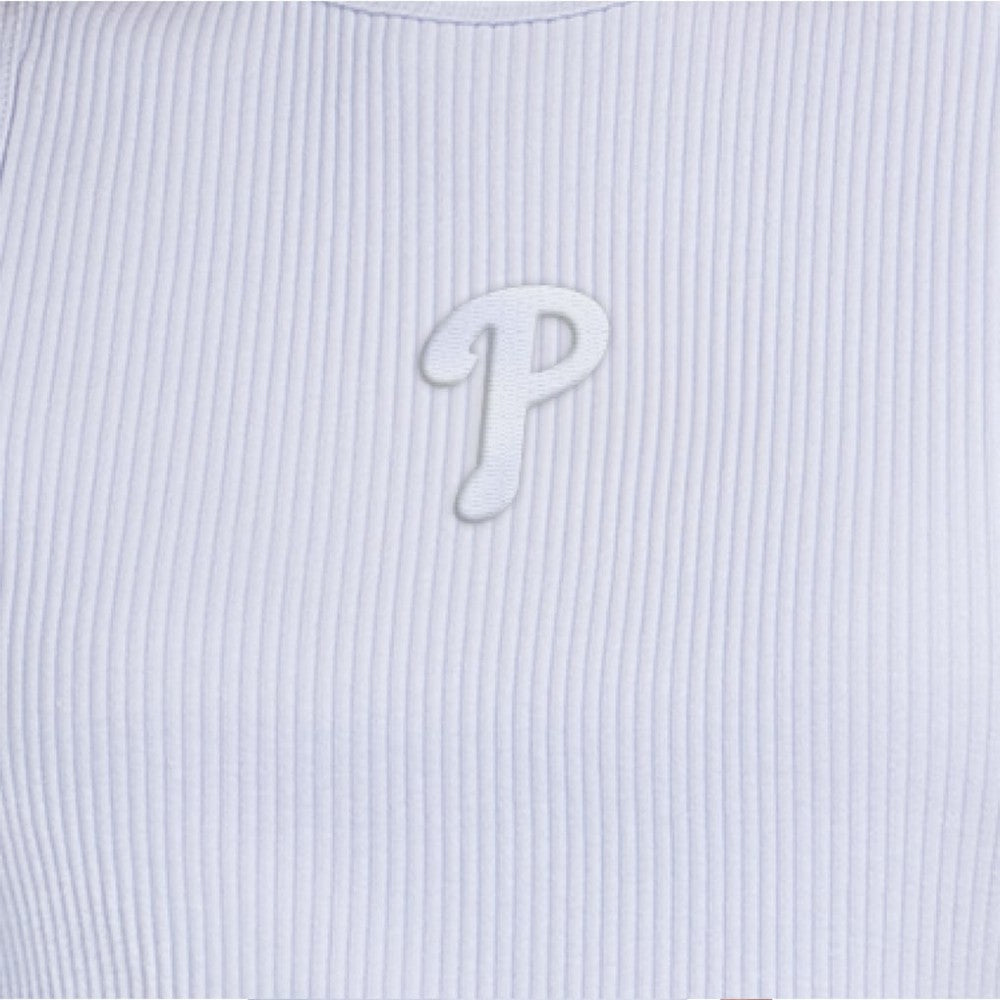 Philadelphia Phillies Starter Women's Pastels Ribbed Tank Top - Light Blue Tanks