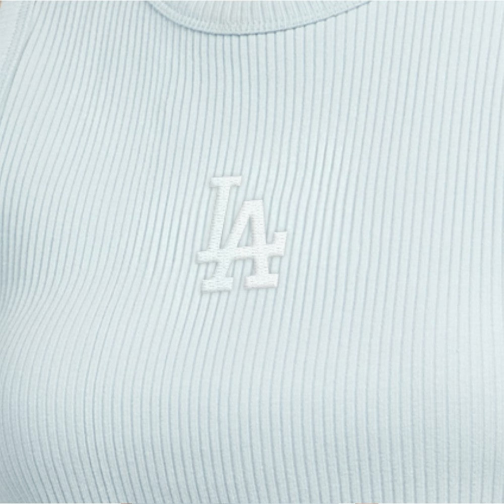 Los Angeles Dodgers Starter Women's Pastels Ribbed Tank Top - Mint Tanks