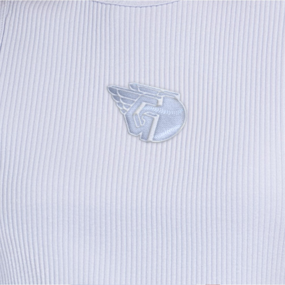 Cleveland Guardians Starter Women's Pastels Ribbed Tank Top - Light Blue Tanks