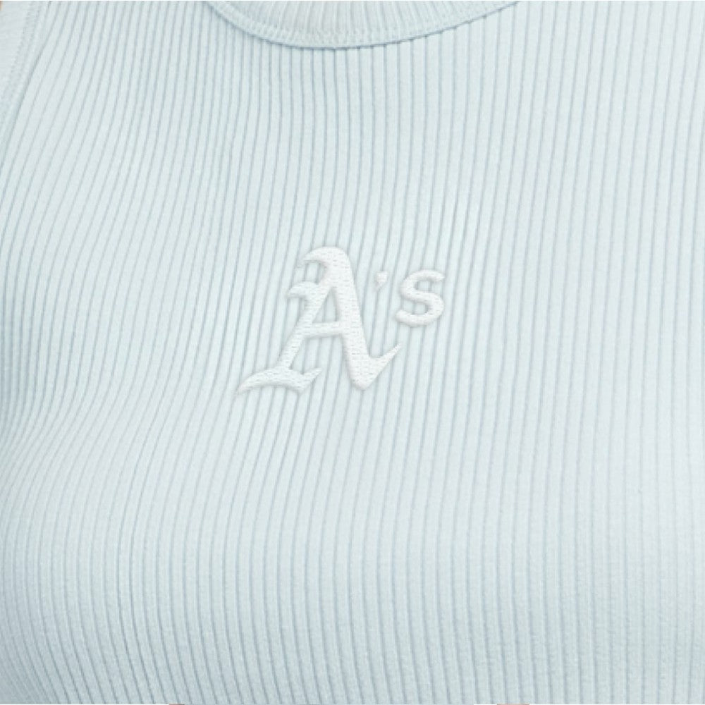 Athletics Starter Women's Pastels Ribbed Tank Top - Mint Tanks