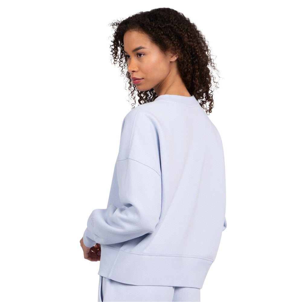 Kansas City Royals Starter Women's Pastels Boxy Fleece Sweatshirt - Light Blue Sweatshirts