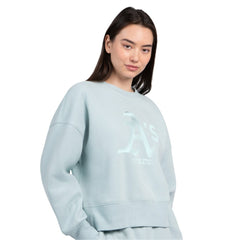 Athletics Starter Women's Pastels Boxy Fleece Sweatshirt - Mint Sweatshirts