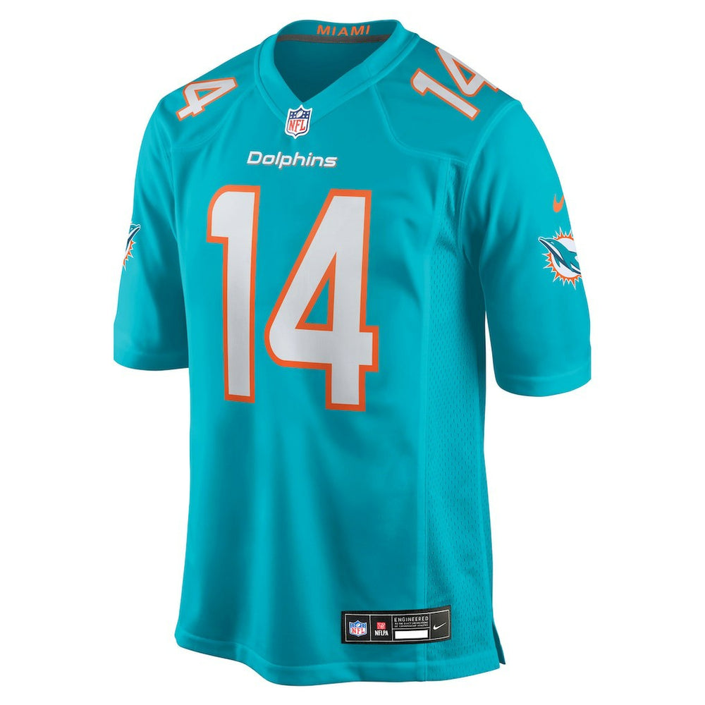 Quinn Ewers Miami Dolphins Team Game Jersey - Aqua Jerseys