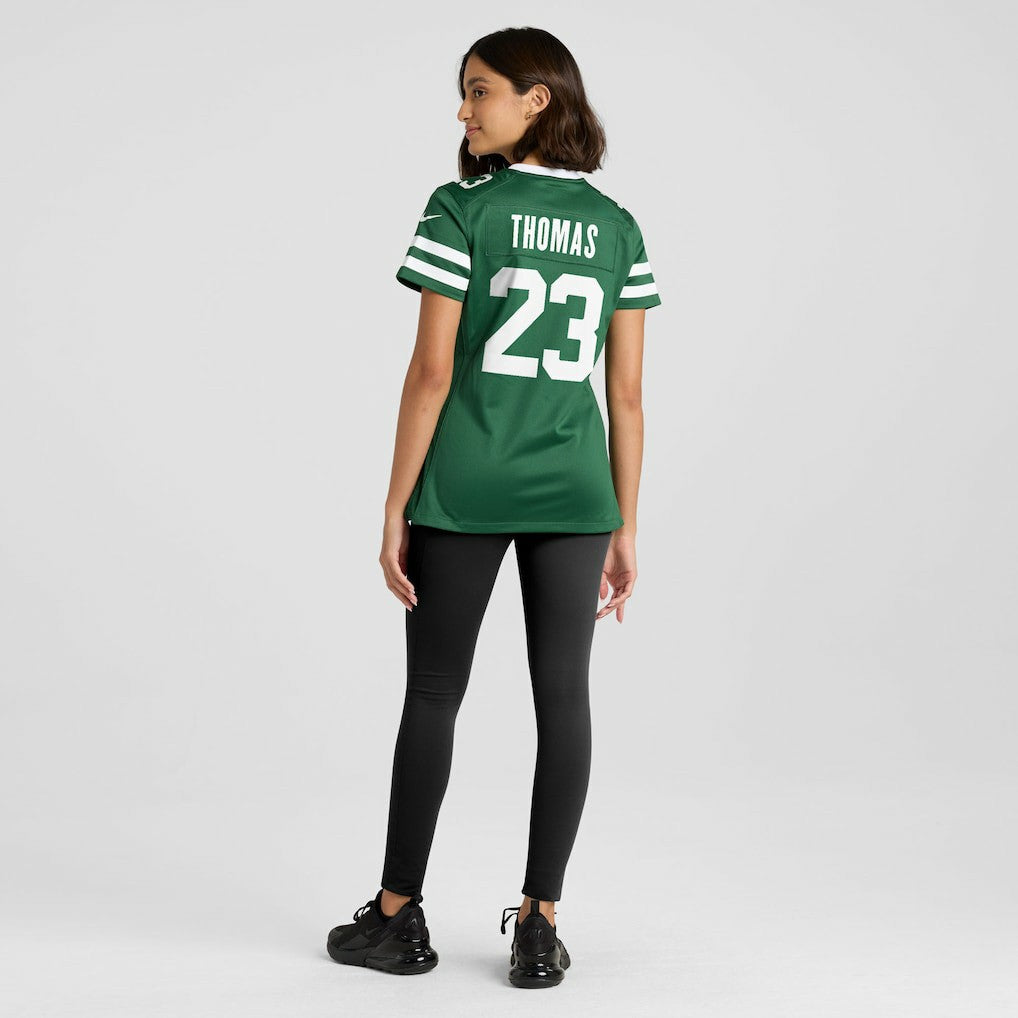 Azareye'h Thomas New York Jets Women's Team Game Jersey - Legacy Green Jerseys
