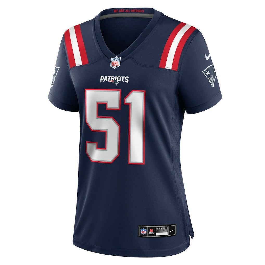 Jack Gibbens New England Patriots Women's Team Game Jersey - Navy Jerseys