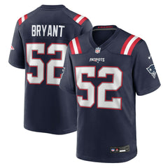 Marcus Bryant New England Patriots Team Game Jersey - Navy Jerseys