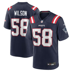 Jared Wilson New England Patriots Team Game Jersey - Navy Jerseys