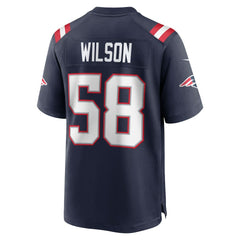 Jared Wilson New England Patriots Team Game Jersey - Navy Jerseys