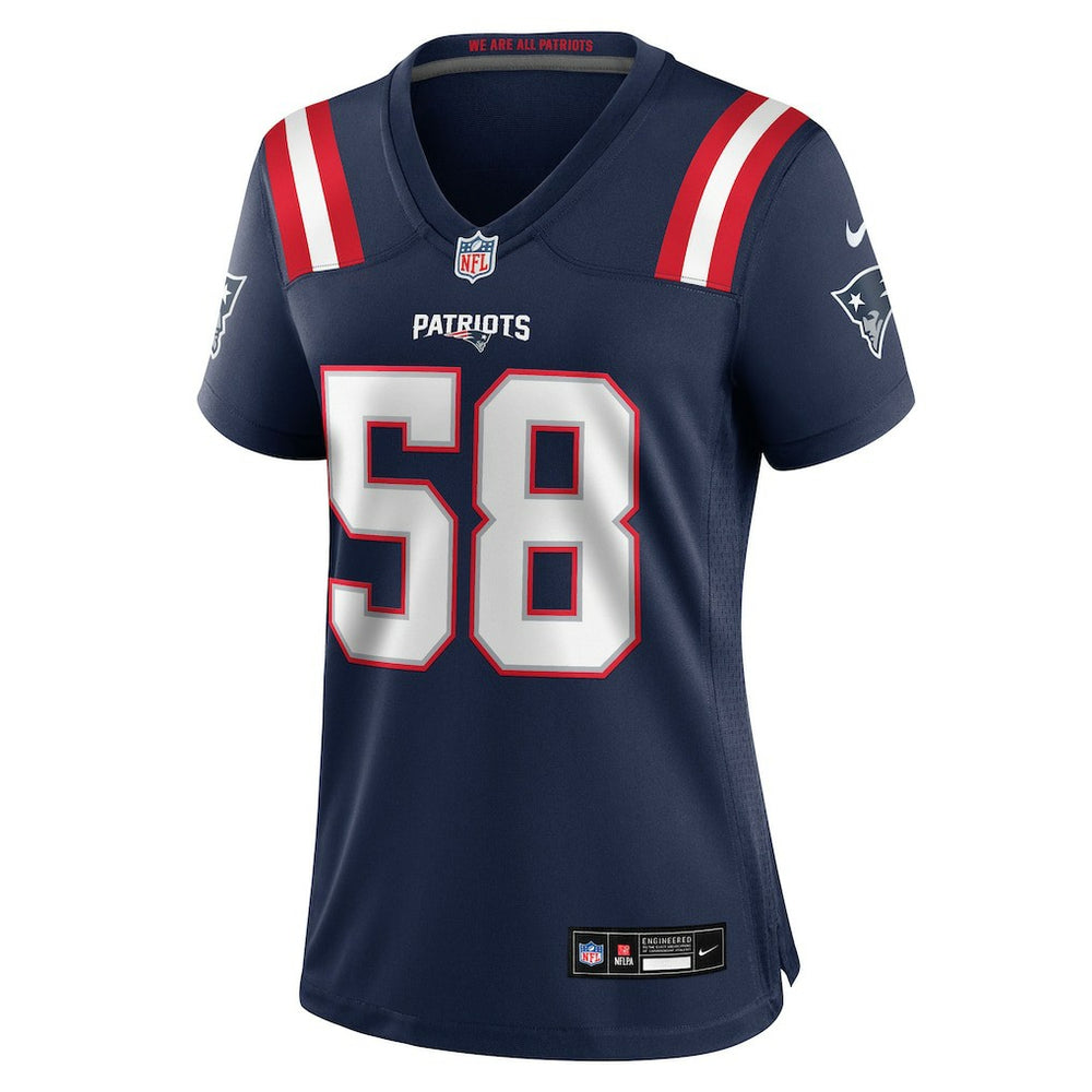 Jared Wilson New England Patriots Women's Team Game Jersey - Navy Jerseys