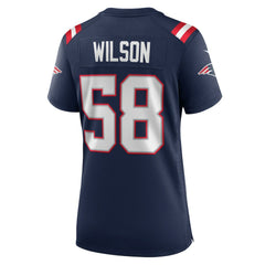 Jared Wilson New England Patriots Women's Team Game Jersey - Navy Jerseys